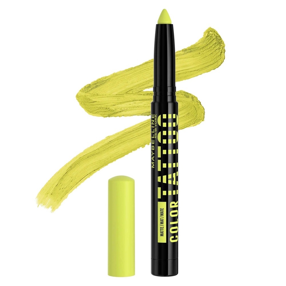 Maybelline Color Tattoo Eye Stix 60 I Am‎ Unexpected Matte Lime Green NIB
